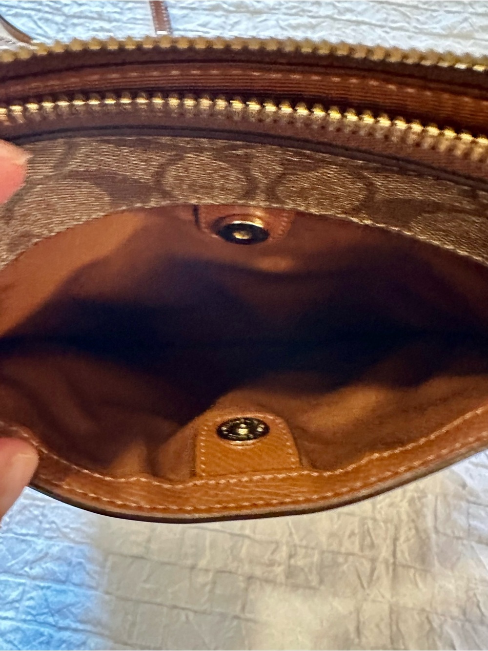 Coach Signature North-South Crossbody Bag - Picture 8 of 12